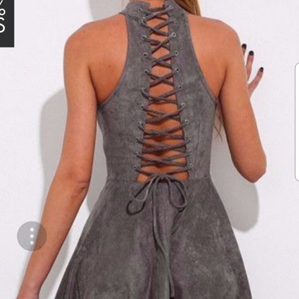  Sexy Lace up Dress
